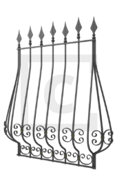 Решётка под цветник 6-25