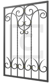 Решётка на окно кованая 7-33