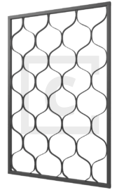 Распашная решетка на окно 3-56