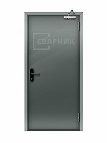 Однопольная глухая противопожарная гермодверь ДПМ-01 3 типа
