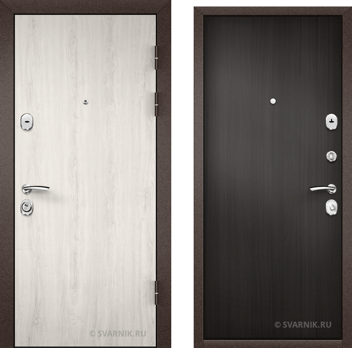 Дверь металлическая под ключ в квартиру ламинат - МДФ